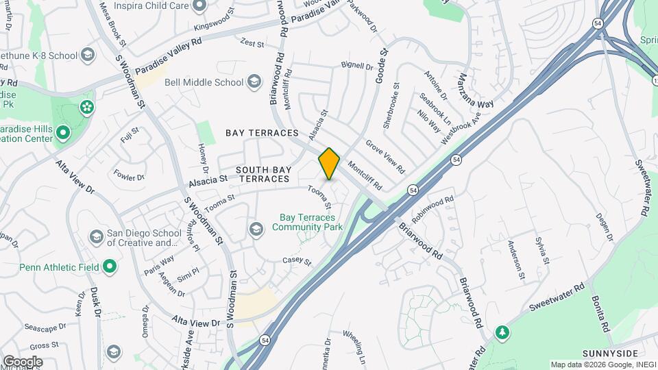 7370 Tooma St Map and Location Details