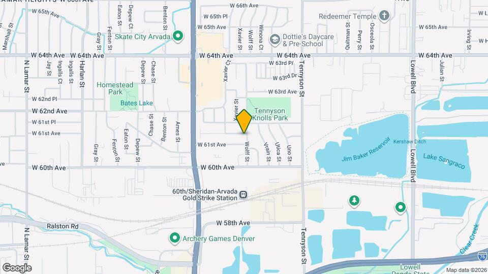 6129 Wolff St Map and Location Details