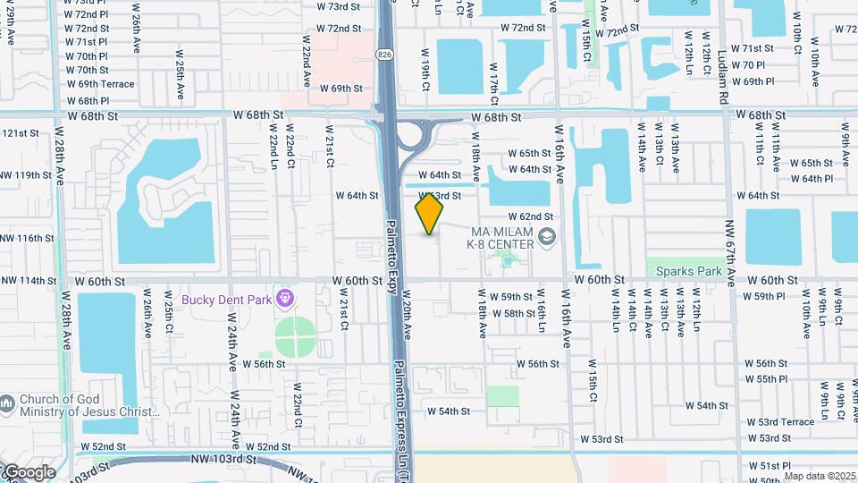 6130 W 19th Ave Map and Location Details