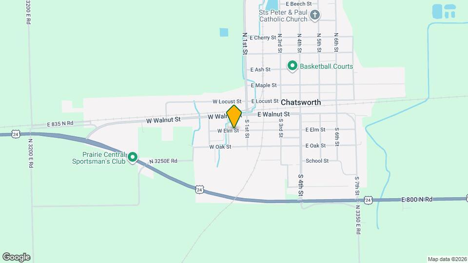 109 W Elm St Mapa y Detalles de la Ubicación