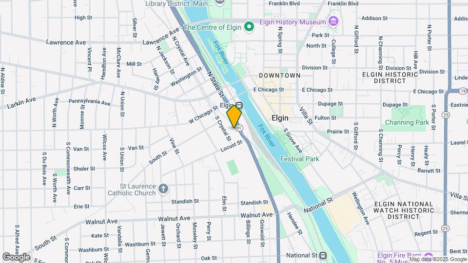 85 S Crystal St Mapa y Detalles de la Ubicación