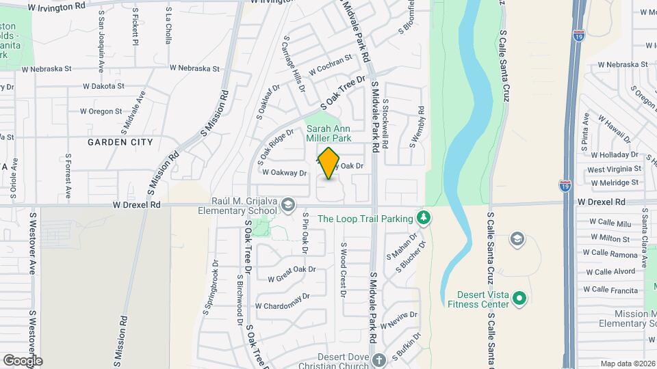 1698 W Wood Bridge Ct Map and Location Details