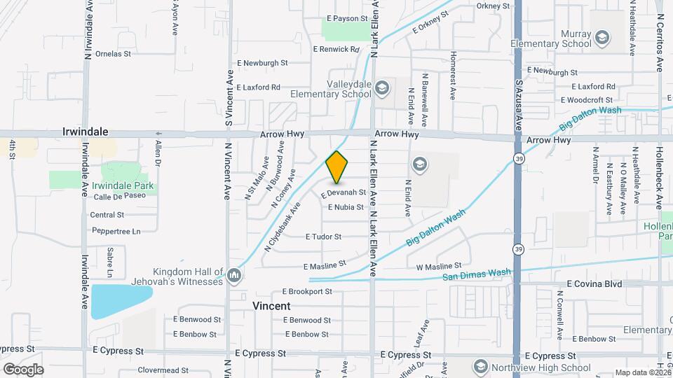 16735 E Devanah St Map and Location Details