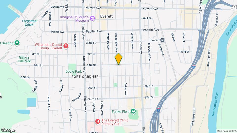 3405 Rockefeller Ave Map and Location Details