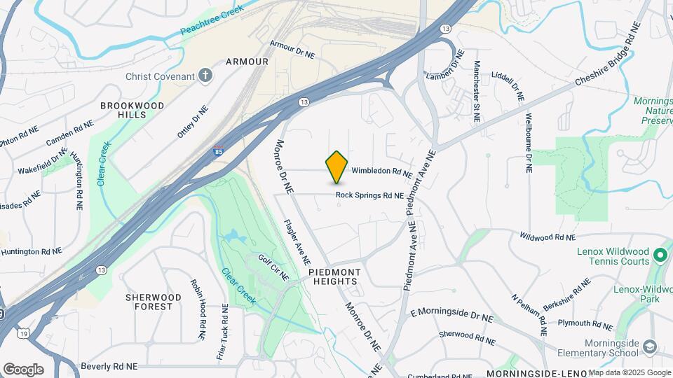 490 Rock Springs Rd NE Map and Location Details