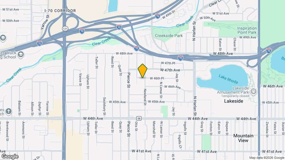 4645 Newland St, Unit Unit 3 Mapa y Detalles de la Ubicación