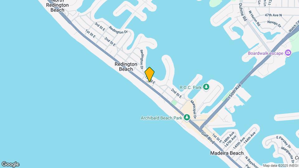 15613 Gulf Blvd Map and Location Details