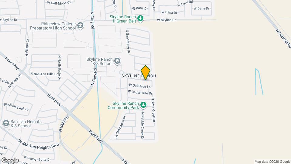 735 W Fruit Tree Ln Map and Location Details