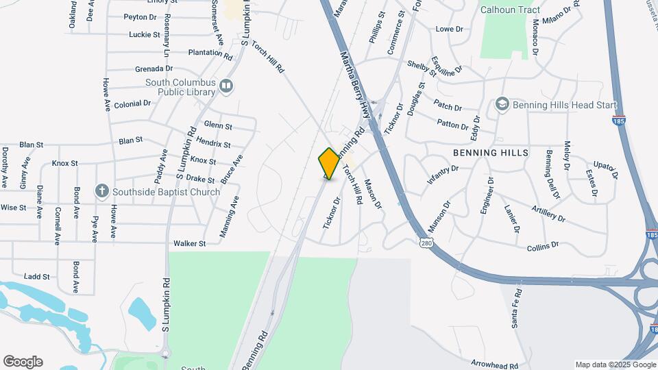 2320 Fort Benning Rd Map and Location Details