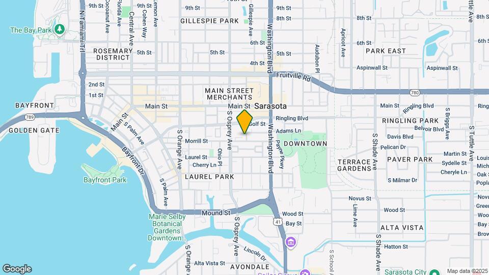 252 S Links Ave Map and Location Details