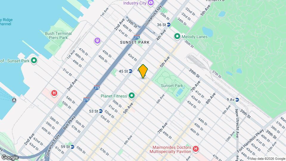 461 45th St Map and Location Details