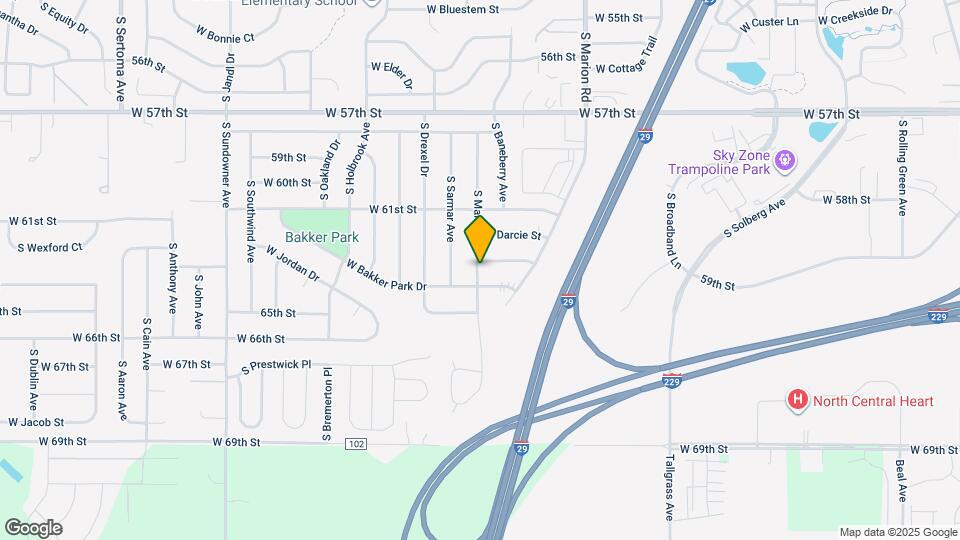 5624 S Mandy Ave Map and Location Details