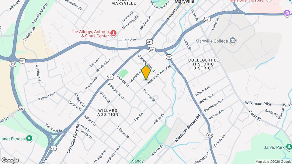 709 Mountain View Ave, Unit 709 Mountain View Avenue Map and Location Details