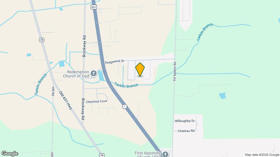 136 Winstead Cir Map and Location Details