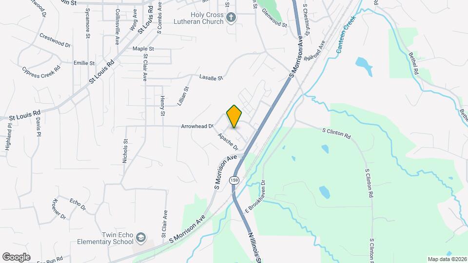 1103 Arrowhead Dr Map and Location Details