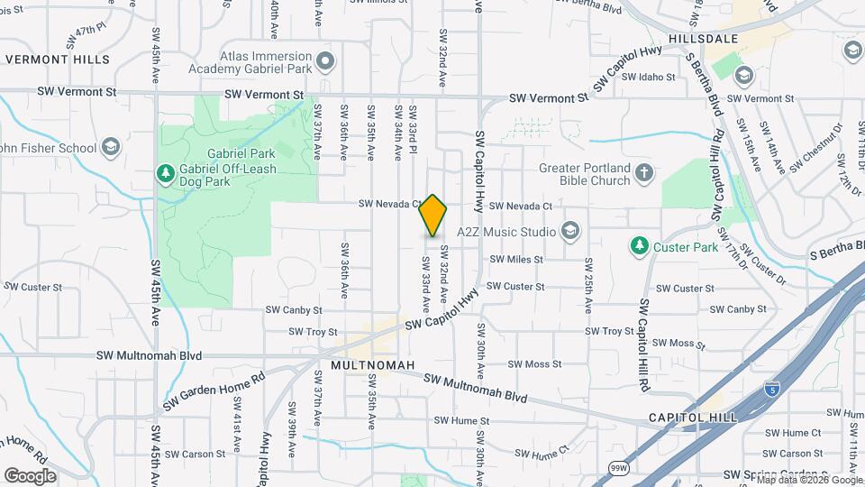 7334 SW 33rd Ave Map and Location Details