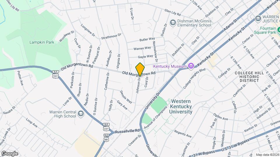 1604 Johnson Dr Map and Location Details