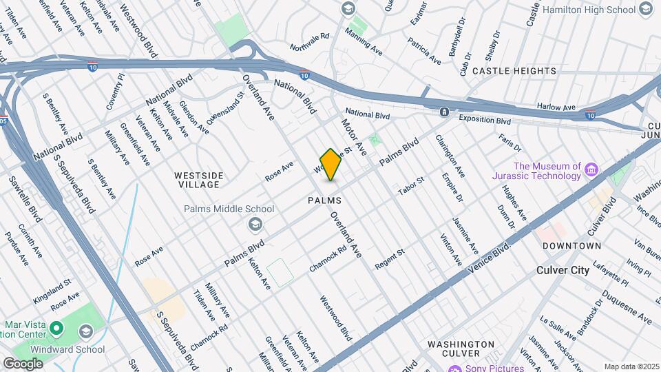 3449 Keystone Ave Mapa y Detalles de la Ubicación