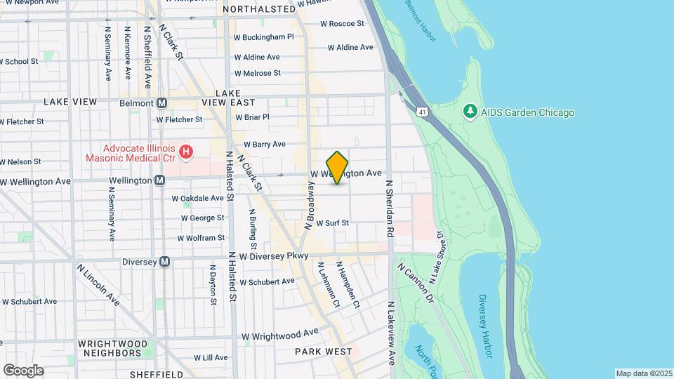 516 W Oakdale Ave Mapa y Detalles de la Ubicación