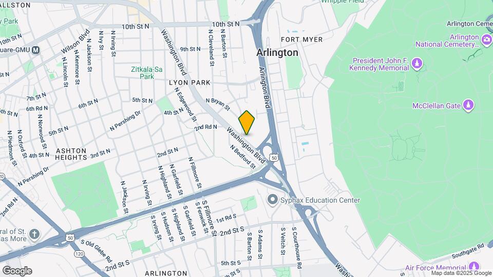 2417 Washington Blvd Map and Location Details