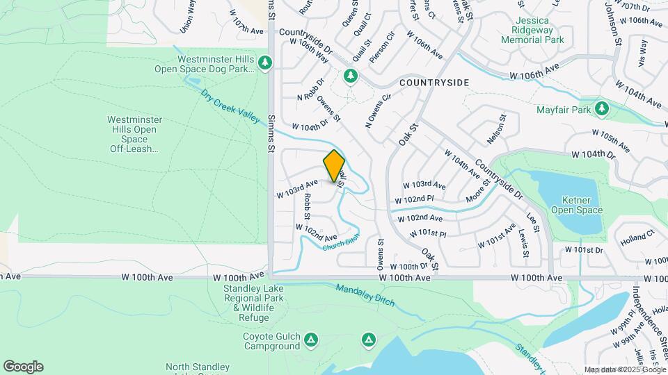 10295 Quail St Map and Location Details