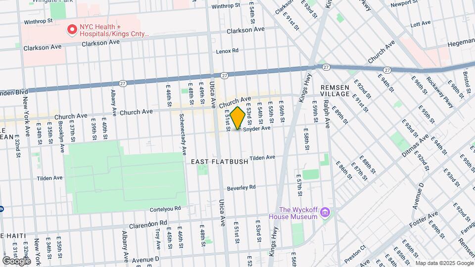 5122 Snyder Ave Mapa y Detalles de la Ubicación