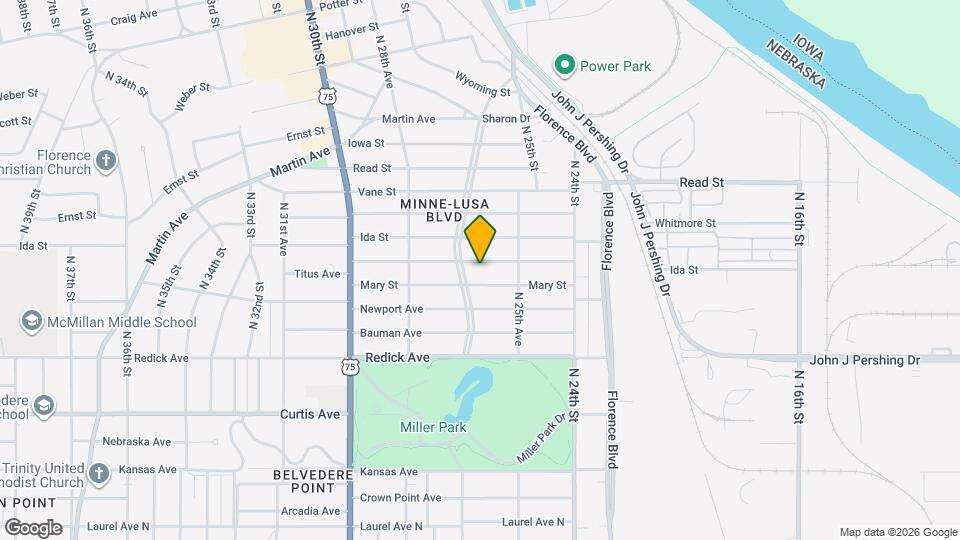 2587 Titus Ave Mapa y Detalles de la Ubicación