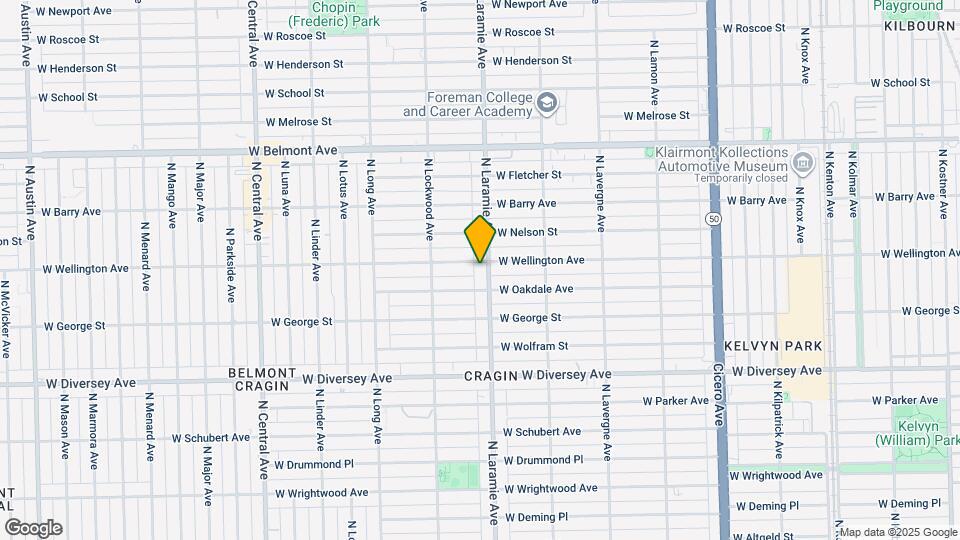 5201 W Wellington Ave Map and Location Details