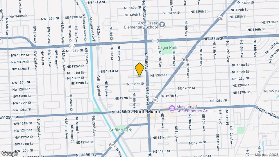 542 NE 130th St Map and Location Details