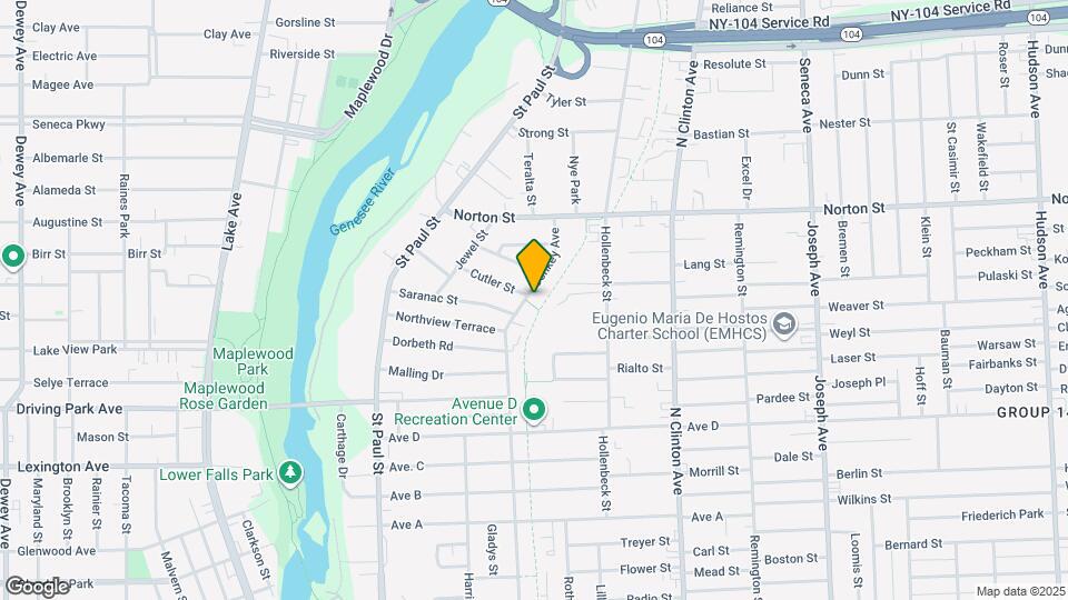 538 Conkey Ave Map and Location Details