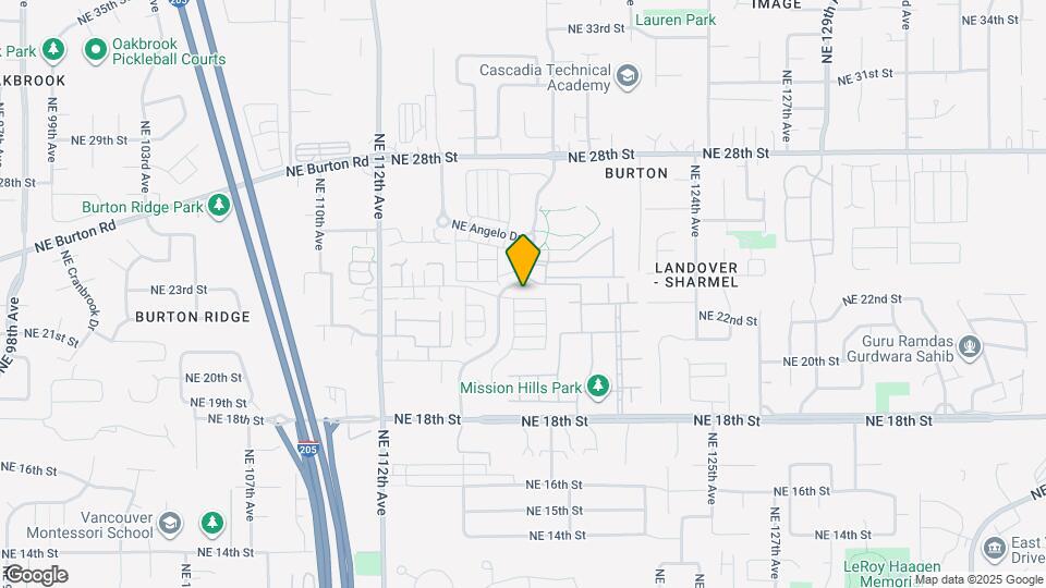 11708 NE 23rd St Map and Location Details