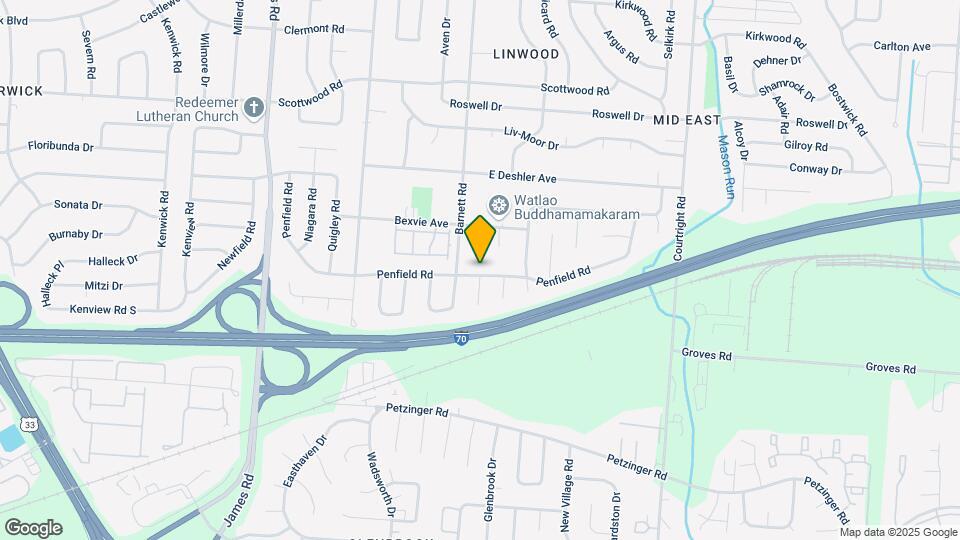 3276 Penfield Rd Map and Location Details