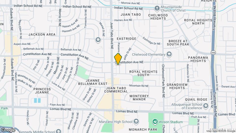 1221 Paisano St NE Mapa y Detalles de la Ubicación