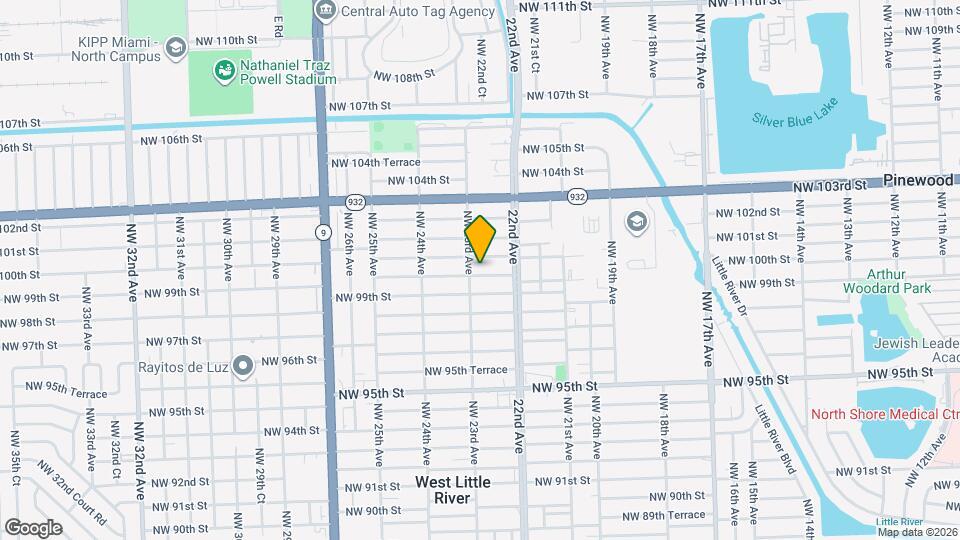 2275 NW 99th Terrace Map and Location Details