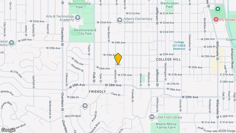 2595 Jackson St Map and Location Details