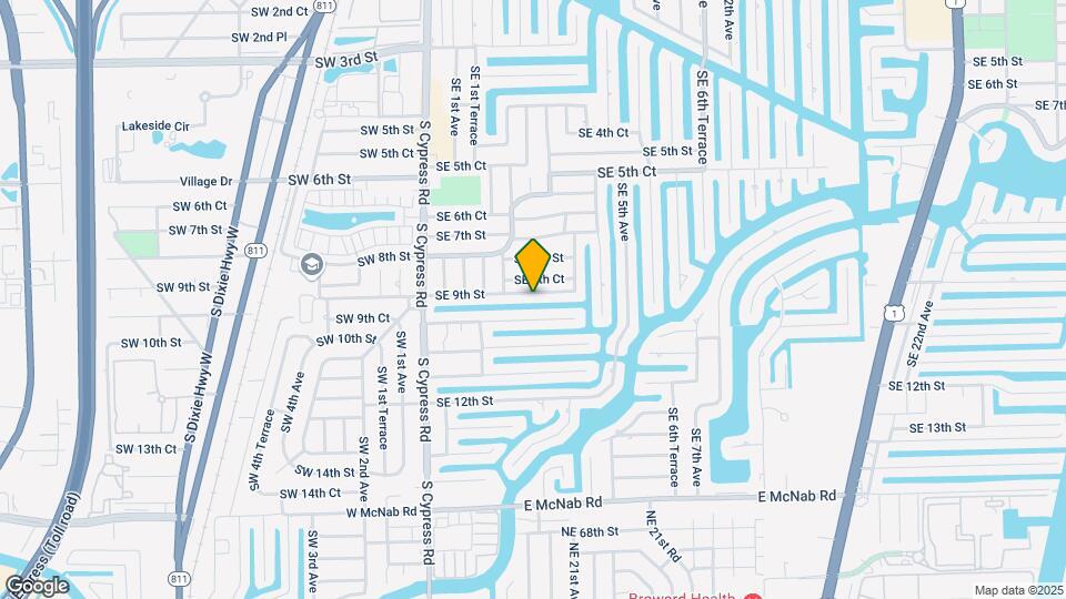 280 SE 9th St Mapa y Detalles de la Ubicación