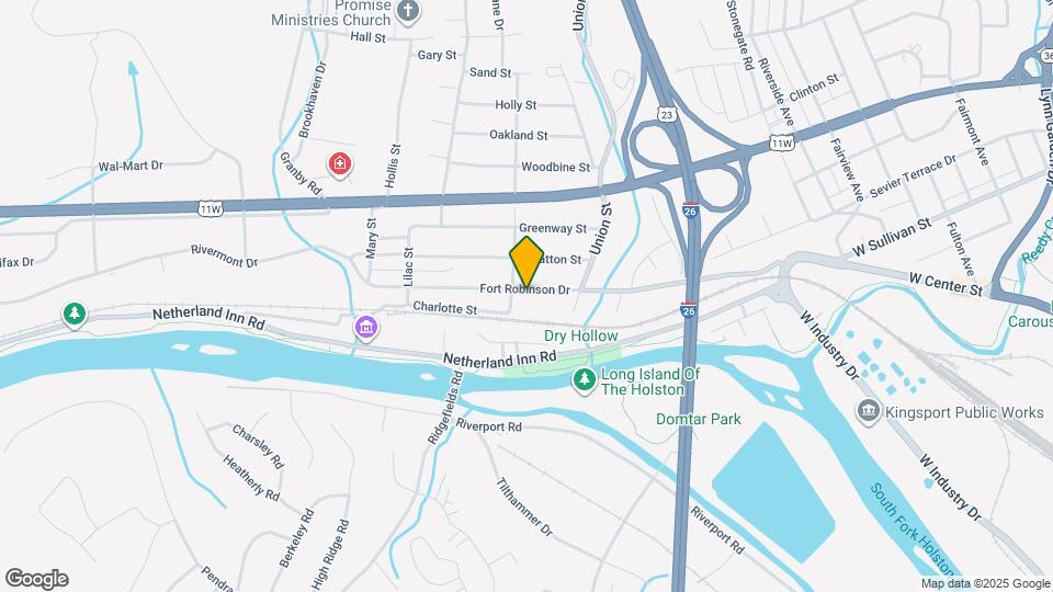 1939 Fort Robinson Dr Map and Location Details