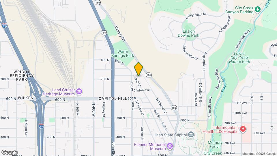 702 Wall St Map and Location Details