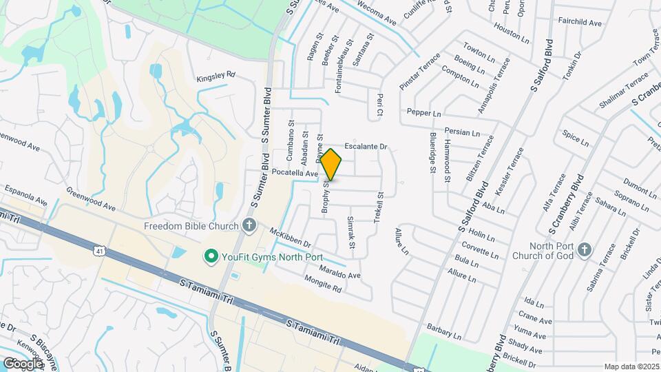 4596 Tollefson Ave Map and Location Details