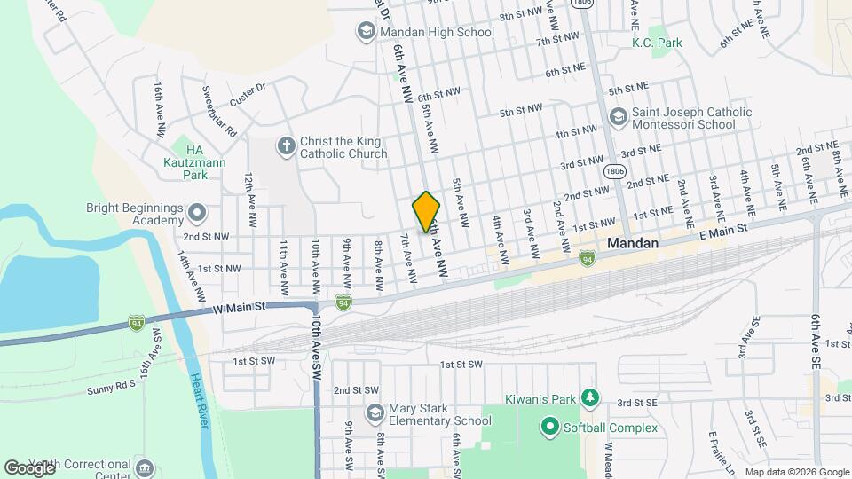 207 6th Ave NW Map and Location Details