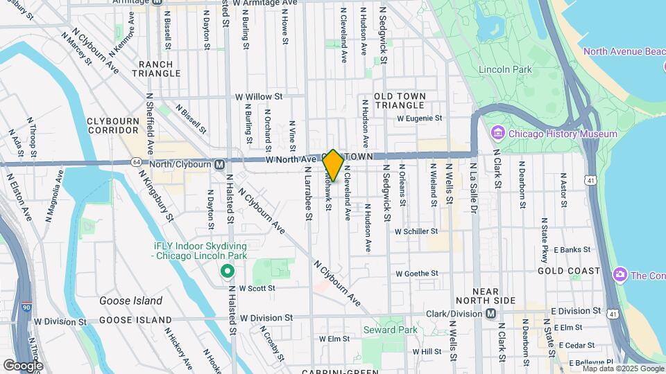 1515 N Mohawk St Map and Location Details