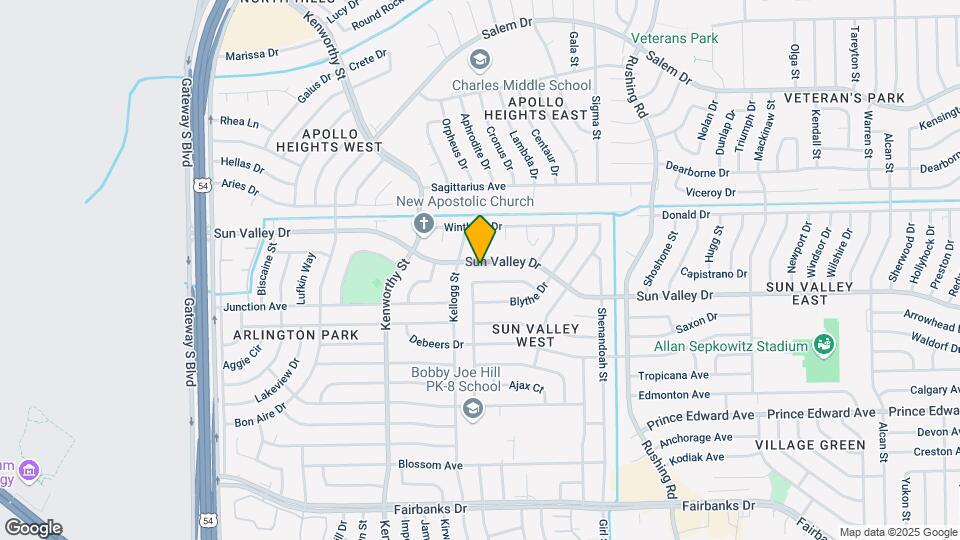 4912 Sun Valley Dr Map and Location Details