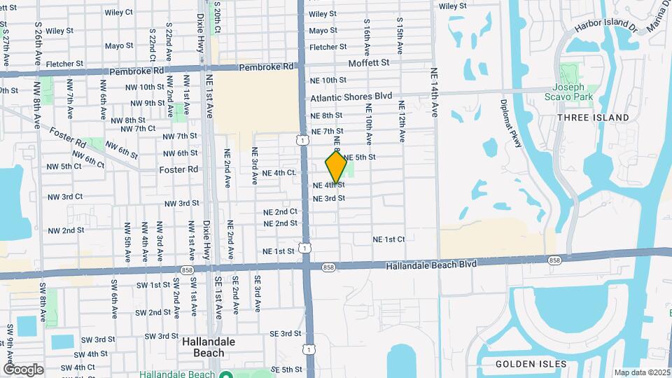 724 NE 4th St Map and Location Details