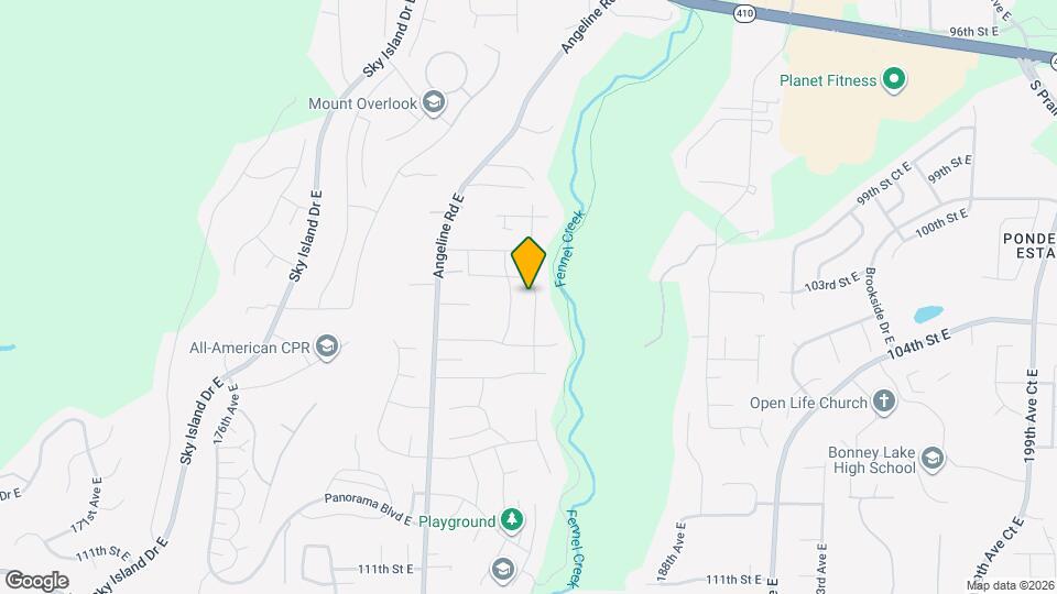 10205 185th Ave E Map and Location Details