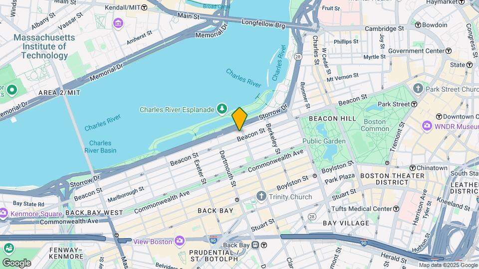 186 Beacon St, Unit 1B Map and Location Details