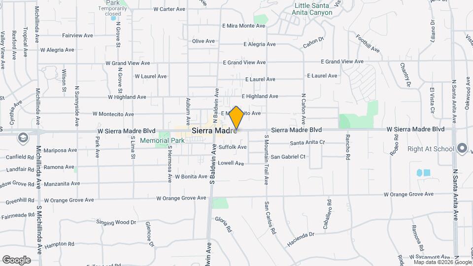 84 E Sierra Madre Blvd Apartments and Nearby Sierra Madre Apartments