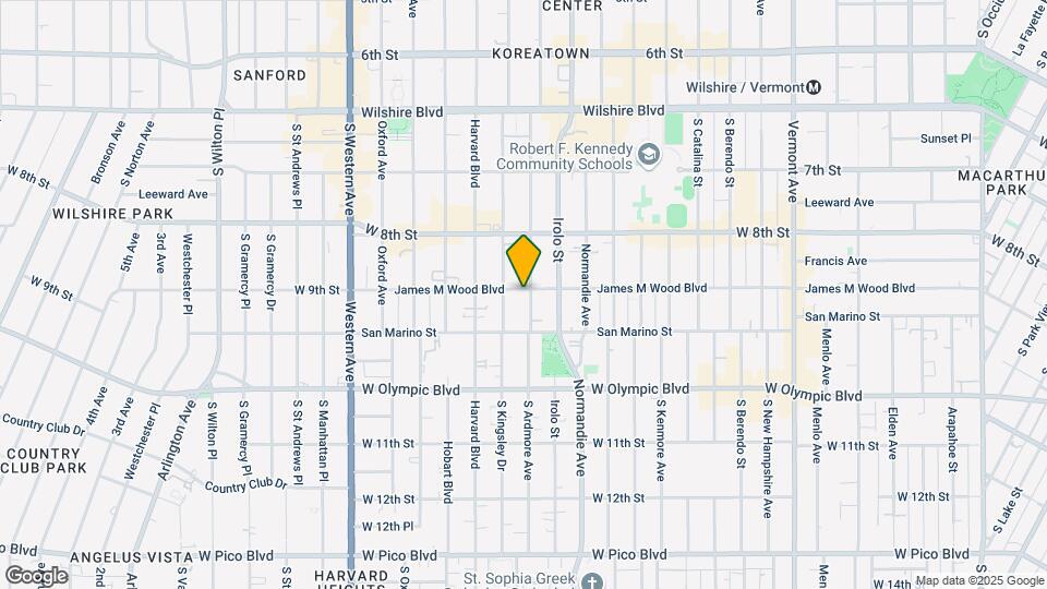 901 S. Ardmore Mapa y Detalles de la Ubicación