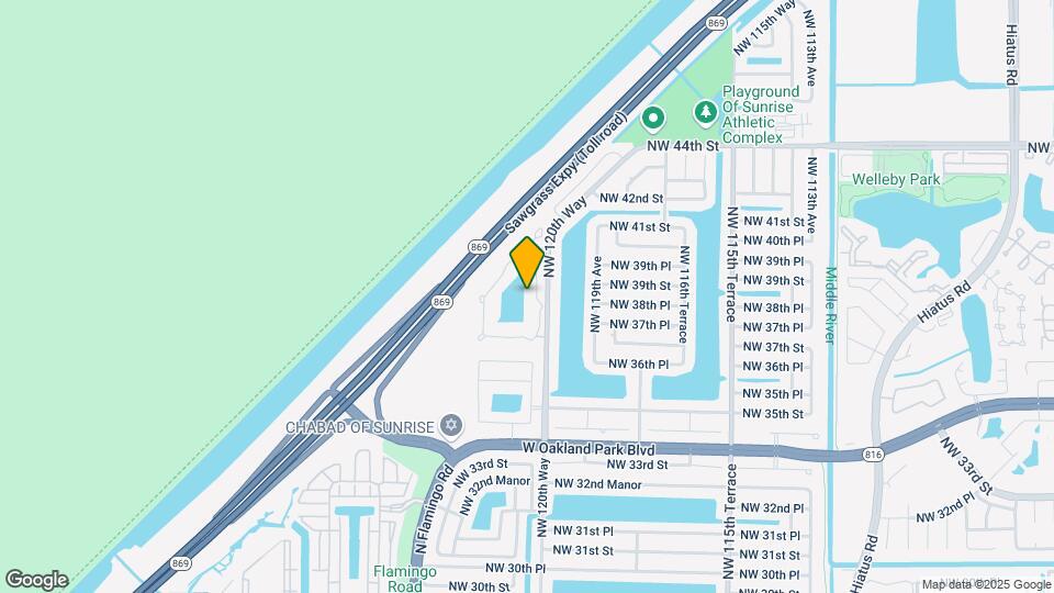 3805 NW 121st Ave Map and Location Details
