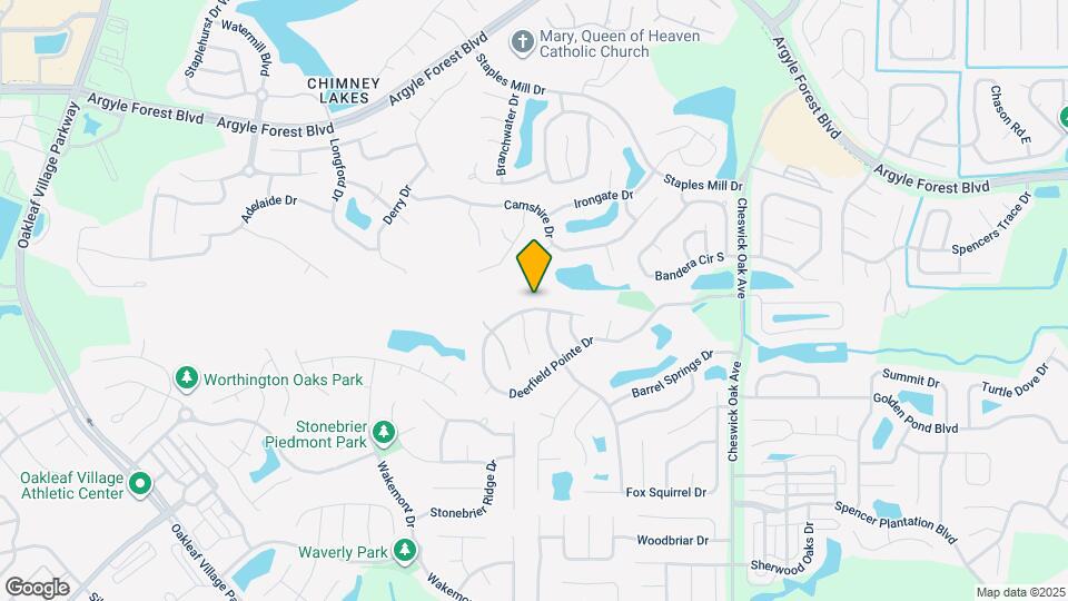 3413 Deerfield Pointe Dr Map and Location Details