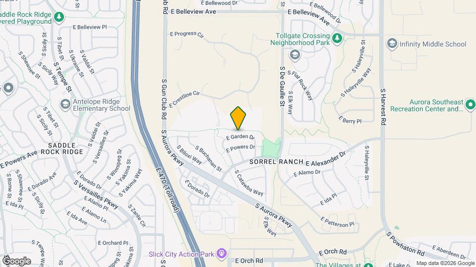 23801 E Garden Dr Map and Location Details